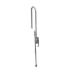 Croydex Stainless Steel Chrome Foldaway Hand Rail With Drop Down Leg