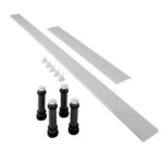 Mira Flight 760 Square Riser Conversion Kit White