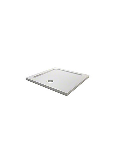 344008WH-1.jpg Mira Flight Low 900x900 2 Upstands Shower Tray - Image 1