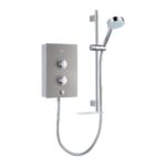 Mira Decor 9.5kW Silver Electric Shower Single Outlet