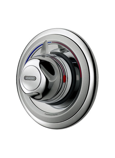 345025CP-1.jpg Aqualisa Aquavalve Semi-Recessed T/static Shower Mixer CP C609.01.T - Image 1