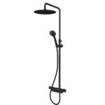 Aqualisa Midas 220 Shower Column Matt Black