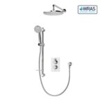 Aqualisa Dream Mixer Dual Outlet With Adj Kit & Wall Head - Round