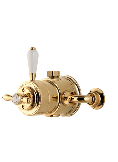 345507GD-1.jpg Aqualisa Aquatique Surface Mounted Valve Gold - Image 1