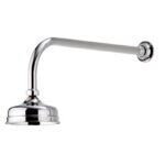 Aqualisa Aquatique Semi Recessed 5 Inch Fixed Shower Head Chrome