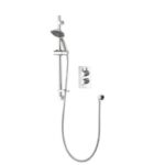 Aqualisa AQ Concealed Thermo Valve With Ajd Kit & Fixed Wall Head