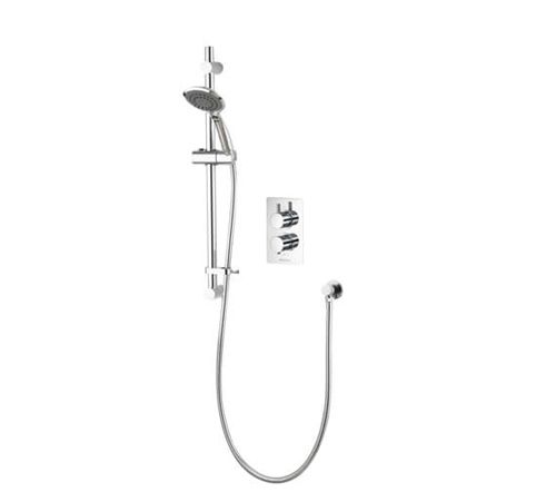 34584801-1.jpg Aqualisa AQ Concealed Thermo Valve With Ajd Kit & Fixed Wall Head - Image 1