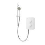 Aqualisa E1 Electric Shower With Single Mode Handset 9.5kW White