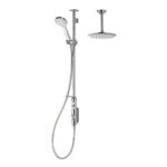 Aqualisa iSystem Smart Divert Exp Adj Ceiling Fx Hds - Gravity Pumped