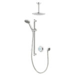 Aqualisa Classic Smart Divert Concealed Adj With Ceiling Fix Hds - GP