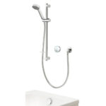 Aqualisa Quartz Blue Smart Divert Concealed Adj With Bath - GP
