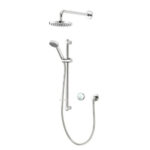 Aqualisa Quartz Blue Smart Divert Concealed Adj Wall Fix Hds - GP