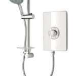Triton Aspirante Electric Shower 8.5kW White Gloss