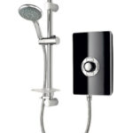 Triton Aspirante 9.5kw Electric Shower Black Gloss