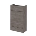 **Fresssh Alba L Shaped Combo Unit - 500 WC Unit - Grey Brown Avola