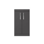 Fresssh Alba 500mm F/S 2 Door Basin Unit Only Gloss Grey