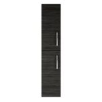 Fresssh Alba 300mm W/H 2 Door Tall Unit Black