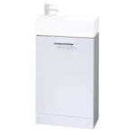Fresssh NEW Helena 480mm Compact FS 1 Door Vanity Unit(Requires Basin)