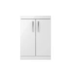 Fresssh Alba 600mm F/S 2 Door Basin Unit Only - Requires Basin