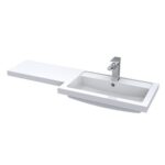 Fresssh Alba L Shaped 1100mm 1th Basin RH (Polymarble)