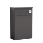 **Fresssh Alba Colours 500mm WC Unit Grey Gloss