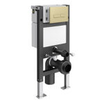 Wirquin 0.8M Initio WC Frame & cistern Inc Shiny Chrome Plate