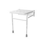 Wall Mounted Shower Seat Legs White