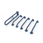Doc M Rail Pack Steel Exposed Fixings c/w 5 Grab Rails White