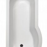 Fresssh Concert 1675 P Shaped Shower Bath LH White nth
