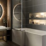 Fresssh Solarna 1700 L-Shaped Front Bath Panel White