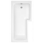 Fresssh Solarna 1500mm L- Shaped Front Panel White