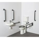 Low Level Doc M Pack Steel Exposed Fixings Dark Grey