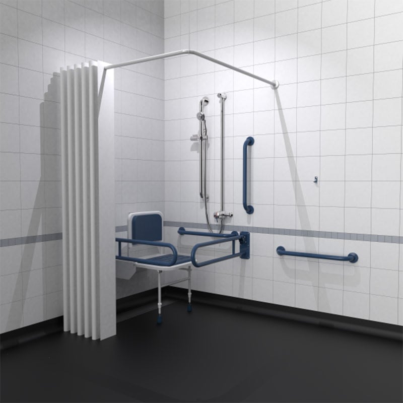 Product image for SKU 353062WT Low Level Doc M Pack Steel Exposed Fixings White - Image 1
