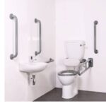 Low Level Doc M Pack Steel Concealed Fixings TMV3 Valve Grey
