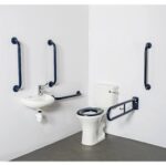 Close Coupled Doc M Toilet Pack TMV3 Valve Dark Blue