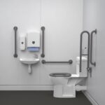 Close Coupled Lever Doc M Toilet Pack Grey