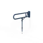 Hinged Lift And Lock Support Rail Stainless Steel Leg 800mm Dark Grey