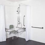 Exposed Valve Doc M Shower Pack SSteel Conc Fxngs Polished