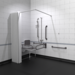 Exposed Valve Doc M Shower Pack SSteel Conc Fxngs White