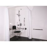 Concealed Valve Doc M Shower Pack SS Luxury Grab Rails Polished
