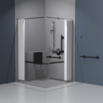 Concealed Valve Doc M Shower Pack SS Grab Rails Sline Shwr Seat Satin