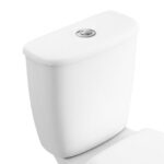 Atlas Smooth Close Coupled Push Button Cistern