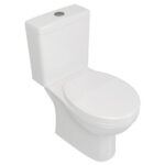 Atlas Rimless Space Saver Close Coupled Push Button WC Pack Inc Seat