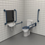 Close Coupled Doc M Toilet Pack TMV3 Valve Dark Blue