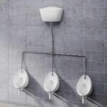 Atlas 40cm Exposed Three Urinal Bowl Pack