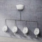Atlas 40cm Exposed Four Urinal Bowl Pack