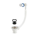 Waste Kit With Finger Plug Only For All Lexin Sinks & Linear