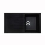 Fresssh Compact Single Bowl Granite Sink & Drainer 860x500x205mm