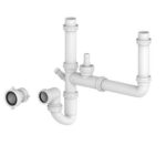 Double Bowl Plumbing Kit
