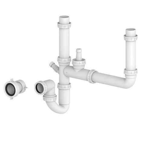 35344001-1.jpg Double Bowl Plumbing Kit - Image 1
